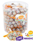 Madelaine Foiled Milk Chocolate Sports Balls 2-Ounce Mesh Bags - Soccer: 24-Piece Tub - Candy Warehouse