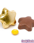 Madelaine Foiled Milk Chocolate Stars - Gold: 5LB Bag