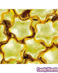 Madelaine Foiled Milk Chocolate Stars - Gold: 5LB Bag