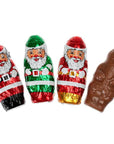 Madelaine Foiled Mini Milk Chocolate Santas: 5LB Bag - Candy Warehouse