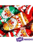 Madelaine Foiled Mini Milk Chocolate Santas: 5LB Bag - Candy Warehouse