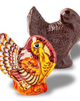 Madelaine Foiled Semi-Solid 1-Ounce Dark Chocolate Turkeys: 20-Piece Display