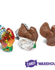 Madelaine Foiled Semi-Solid 1-Ounce Milk Chocolate Turkeys: 20-Piece Display