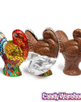 Madelaine Foiled Semi-Solid 8-Ounce Milk Chocolate Turkey - Candy Warehouse