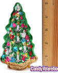 Madelaine Foiled Semi-Solid Milk Chocolate Christmas Trees: 12-Piece Display