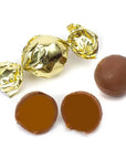 Madelaine Gold Foiled Caramel Filled Chocolate Truffles: 30-Piece Tub