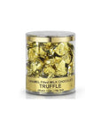 Madelaine Gold Foiled Caramel Filled Chocolate Truffles: 30-Piece Tub