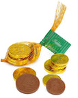 Madelaine Gold Foiled Milk Chocolate Coins 1-Ounce Mesh Bags: 48-Piece Box