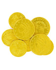 Madelaine Gold Foiled Milk Chocolate Coins - Assorted: 5LB Bag