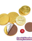 Madelaine Gold Foiled Milk Chocolate Coins - Assorted: 5LB Bag