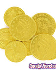 Madelaine Gold Foiled Milk Chocolate Coins - Assorted: 5LB Bag