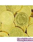 Madelaine Gold Foiled Milk Chocolate Coins - Large: 5LB Bag