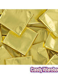 Madelaine Gold Foiled Mint Truffle Dark Chocolate Squares: 5LB Box