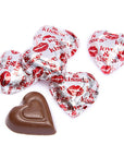 Madelaine Love and Kisses Foiled Milk Chocolate Hearts: 5LB Box