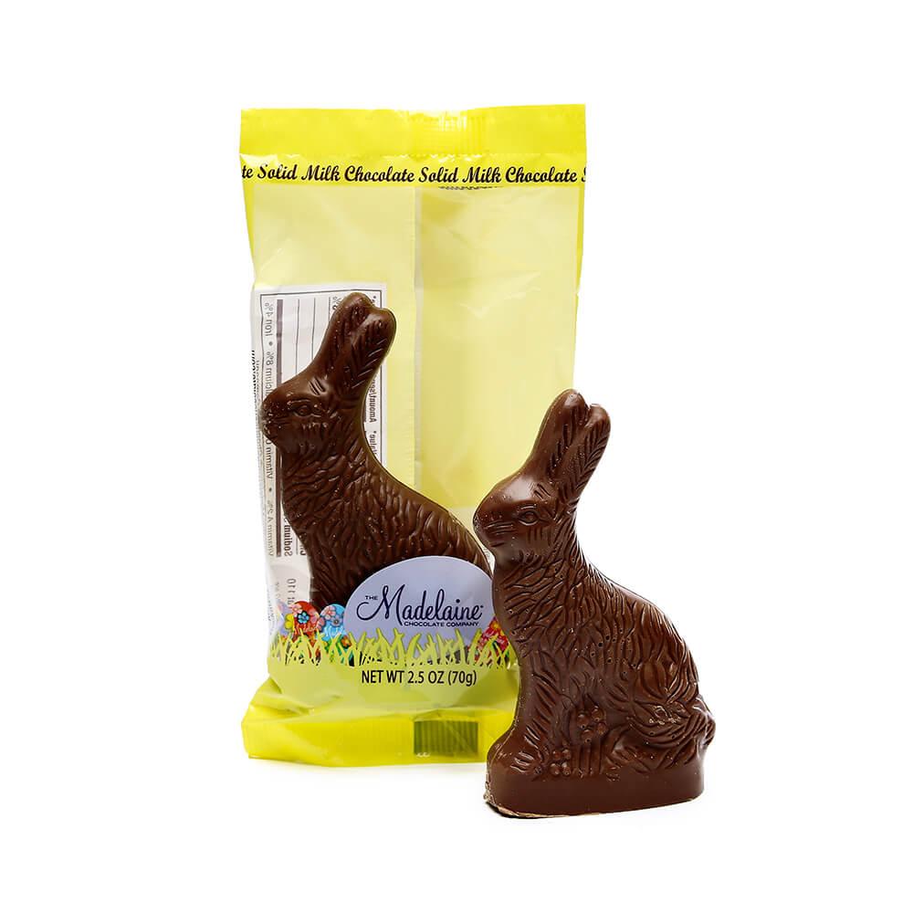 Madelaine Milk Chocolate 2.5-Ounce Easter Bunnies: 12-Piece Box