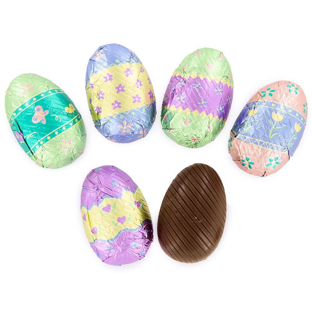 Madelaine Pastel Foiled Milk Chocolate Easter Eggs: 36-Piece Box - Candy Warehouse