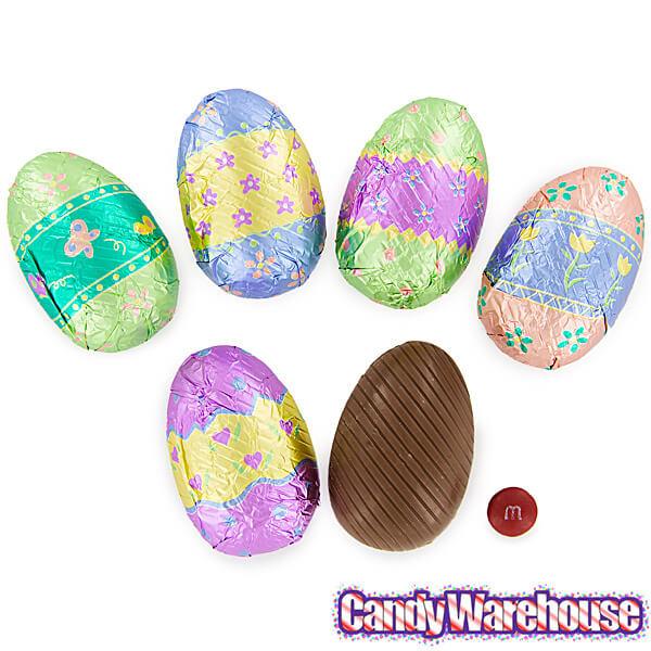 Madelaine Pastel Foiled Milk Chocolate Easter Eggs: 36-Piece Box - Candy Warehouse