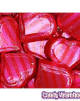 Madelaine Pink and Red Foiled Caramel Filled Chocolate Hearts: 40-Piece Tub - Candy Warehouse