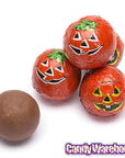 Madelaine Pumpkin Foiled Crisp Chocolate Balls: 5LB Bag