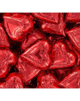 Madelaine Red Foiled Milk Chocolate Hearts: 5LB Box - Candy Warehouse