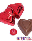 Madelaine Red Foiled Milk Chocolate Hearts: 5LB Box - Candy Warehouse