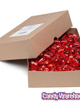 Madelaine Red Foiled Milk Chocolate Hearts: 5LB Box - Candy Warehouse