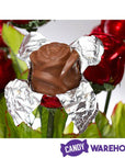 Madelaine Red Foiled Milk Chocolate Roses Bouquet: 12-Piece Florist Box - Candy Warehouse