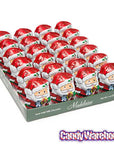 Madelaine Santa Claus Foiled 1-Ounce Semi-Solid Chocolates: 24-Piece Display