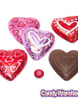 Madelaine Valentine Foiled Large Milk Chocolate Hearts: 60-Piece Box - Candy Warehouse