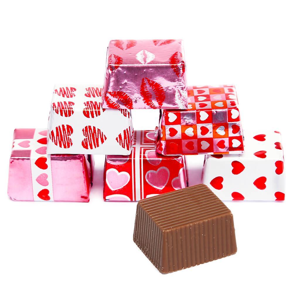 Madelaine Valentine Foiled Milk Chocolate Presents: 5LB Bag - Candy Warehouse