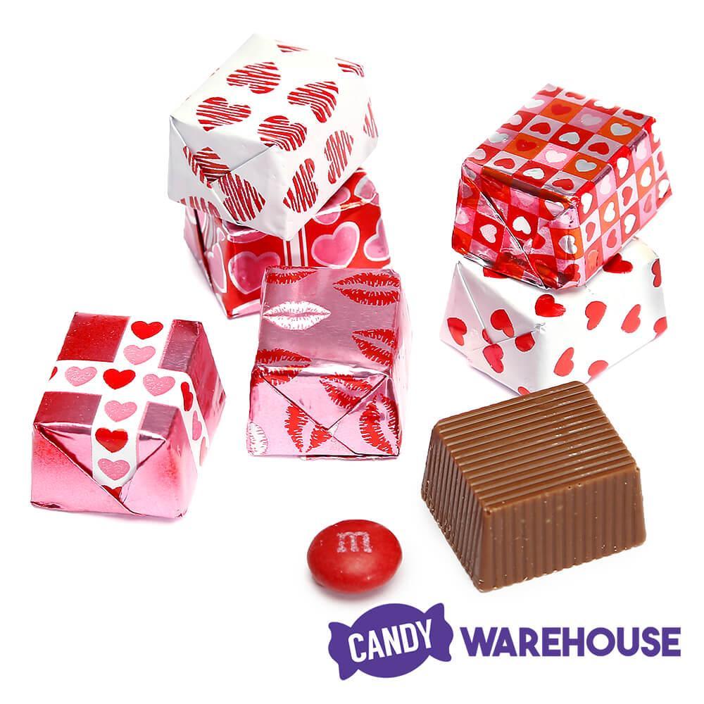 Madelaine Valentine Foiled Milk Chocolate Presents: 5LB Bag - Candy Warehouse