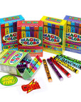 Magic Colors Bubble Gum Crayons Packs: 24-Piece Box