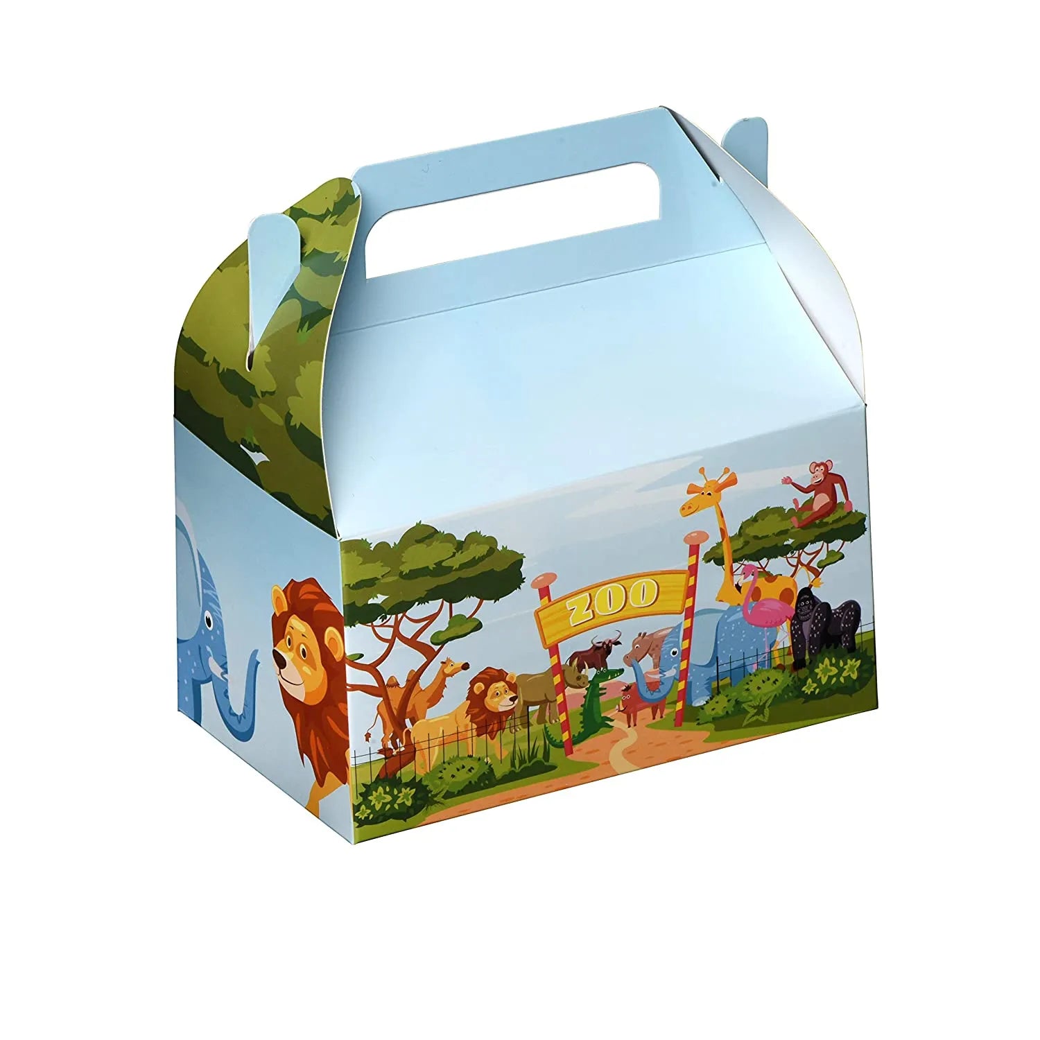 Zoo Paper Treat Boxes 20 Pack 6.25" X 3.75" X 3.5"