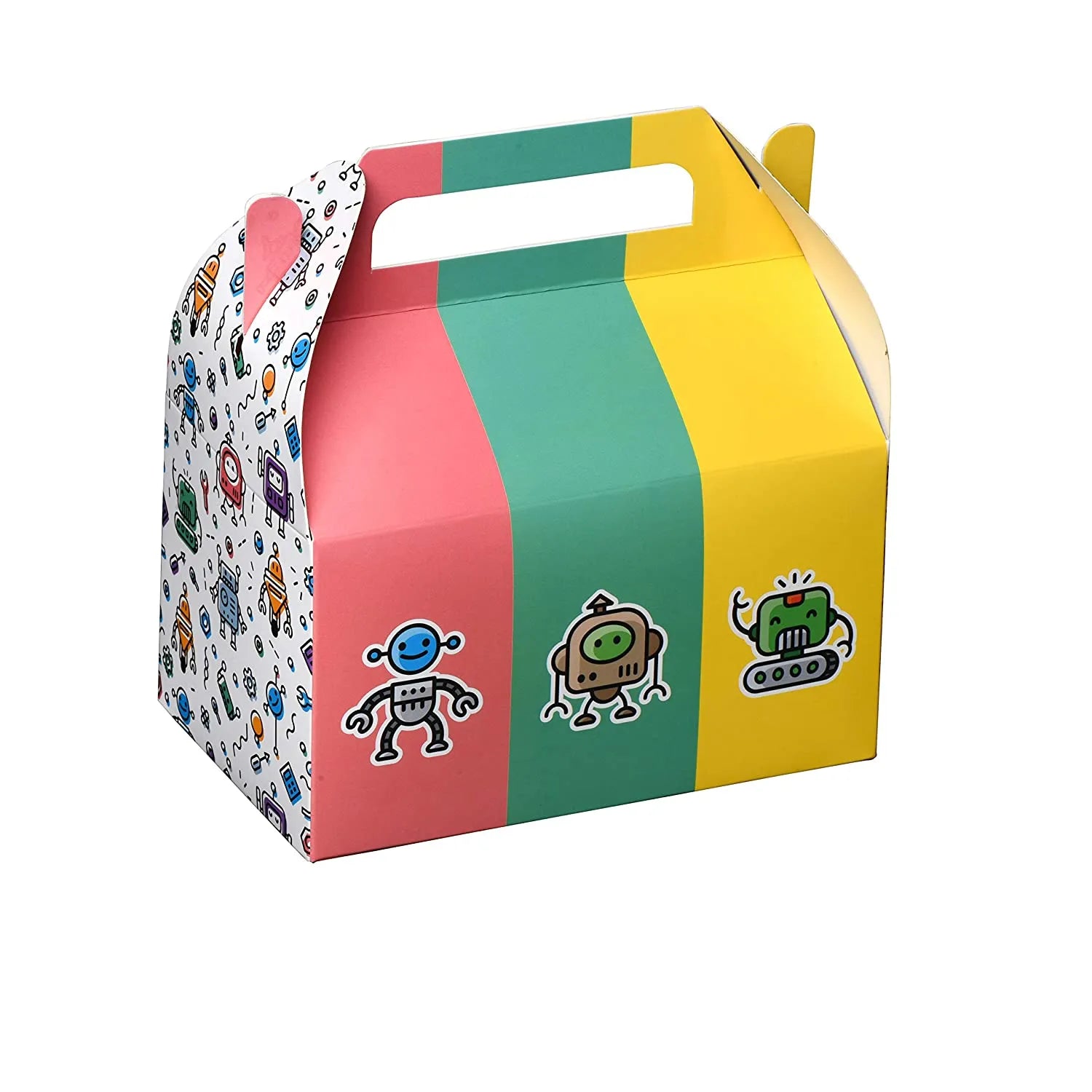 Robots Paper Treat Boxes 20 Pack 6.25" X 3.75" X 3.5"