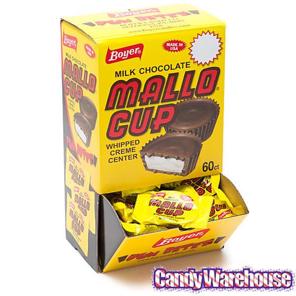 Mallo Cups Singles: 60-Piece Box - Candy Warehouse