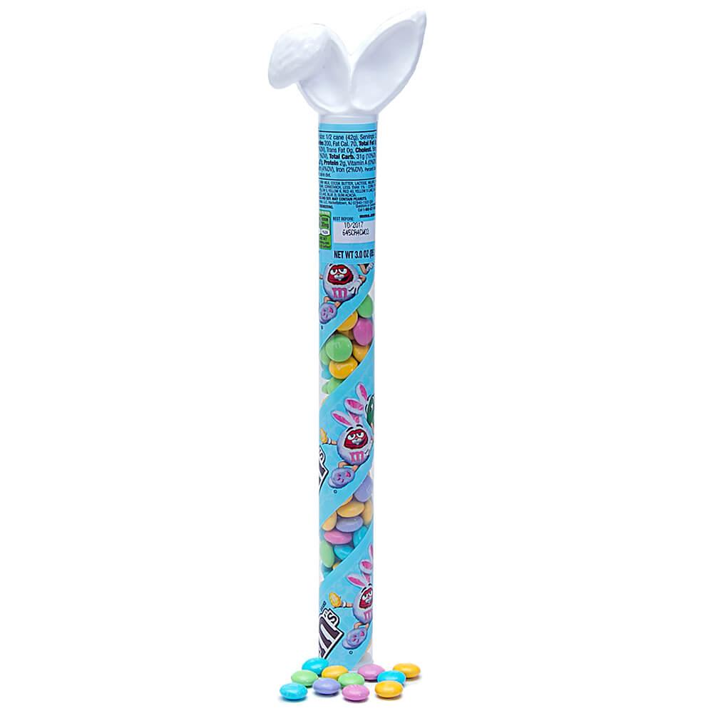 M&amp;M&#39;s Candy Filled Easter Bunny Tube - Candy Warehouse