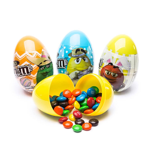 M&M's Minis Candy Filled Easter Bunny Figurines: 12-Piece Display