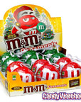 M&M's Candy Filled Tin Christmas Ornaments: 12-Piece Display - Candy Warehouse