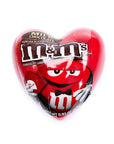 M&M's Candy Filled Valentine Heart Tins: 12-Piece Display - Candy Warehouse