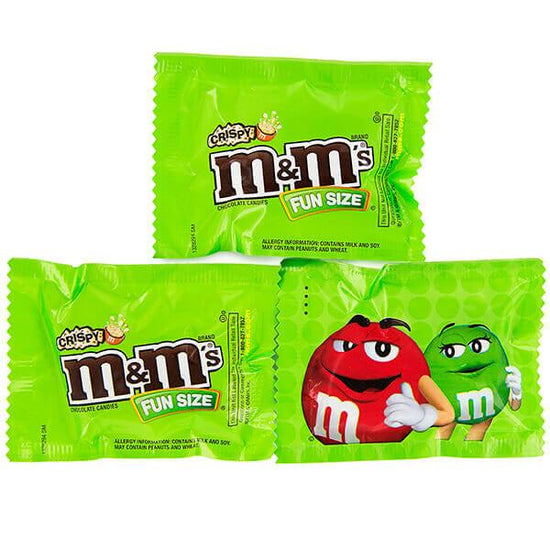 M&M's Candy Fun Size Packs - Crispy: 15-Piece Bag | Candy Warehouse