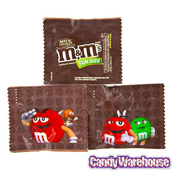 M&M's Candy Fun Size Packs - Milk Chocolate: 5LB Bag - Candy Warehouse