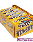 M&M's Candy King Size Packs - Peanut: 24-Piece Box - Candy Warehouse