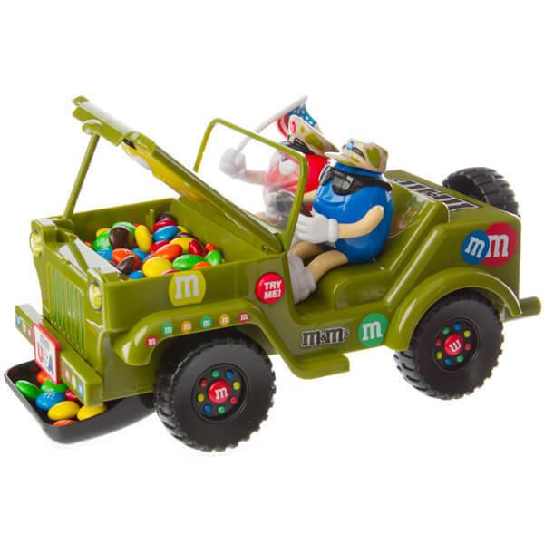 M&amp;M&#39;s Candy Military Jeep Toy