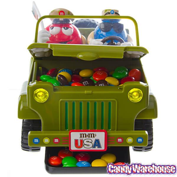 M&amp;M&#39;s Candy Military Jeep Toy