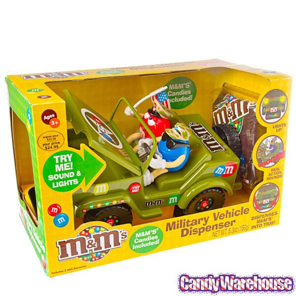 M&amp;M&#39;s Candy Military Jeep Toy