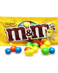 M&M's Candy Packs - Peanut: 48-Piece Box - Candy Warehouse