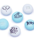 M&M's Milk Chocolate Candy - Baby Boy: 2LB Bag - Candy Warehouse