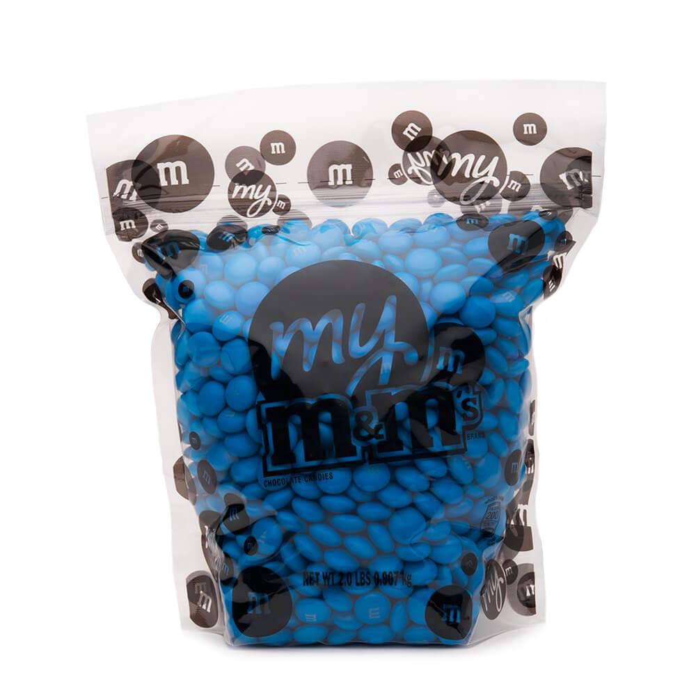 M&amp;M&#39;s Milk Chocolate Candy - Blue: 2LB Bag - Candy Warehouse