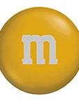 M&M's Milk Chocolate Candy - Gold: 5LB Bag - Candy Warehouse