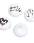 M&M's Milk Chocolate Candy - Just Married Wedding Blend: 2LB Bag